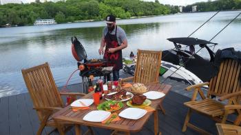40 899 р. Гриль газовый O-GRILL 500MT bicolor черный-золото, с термометром (в комплекте адаптер тип А) O-GRILL 500mt-gold  с доставкой в г. Пермь. Увеличить фотографию 19
