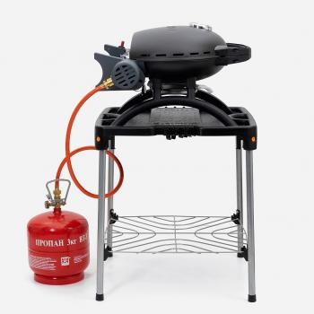 40 899 р. Гриль газовый O-GRILL 500MT черный, с термометром (в комплекте адаптер тип А) O-GRILL 500mt-black  с доставкой в г. Пермь. Увеличить фотографию 21