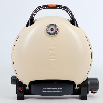 Гриль газовый O-GRILL 700T bicolor черный-кремовый (в комплекте адаптер тип А) O-GRILL 700t-cream