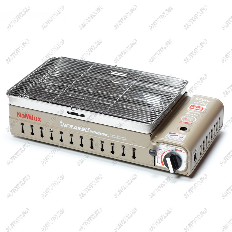 8 259 р. Гриль газовый портативный NaMilux NA-G4205PS (GM2120PS2W) (с переходником) NaMilux na-g4205ps-(gm2120ps-2w)  с доставкой в г. Пермь