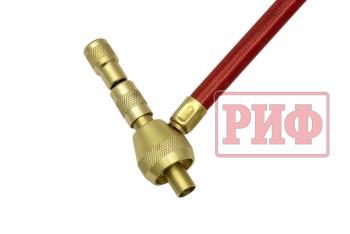 3 029 р. Дефлятор с манометром РИФ аналоговый 2" с шлангом от 0,3 до 5 атм РИФ rif-dg-a  с доставкой в г. Пермь. Увеличить фотографию 3