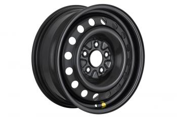 5 829 р. Диск усиленный Renault Duster, Nissan Qashqai, X-Trail, Toyota Rav4 стальной черный 5х114,3 6,5R16 d66,1 ET+40 OFF-ROAD Wheels 1665-51466bl-40a11  с доставкой в г. Пермь. Увеличить фотографию 1