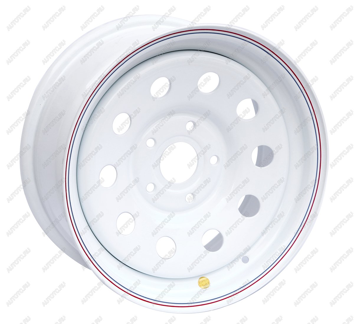 5 699 р. Диск усиленный VW Amarok стальной белый 5x120 7xR16 d65.1 ET+20 OFF-ROAD Wheels 1670-52065wh-20  с доставкой в г. Пермь
