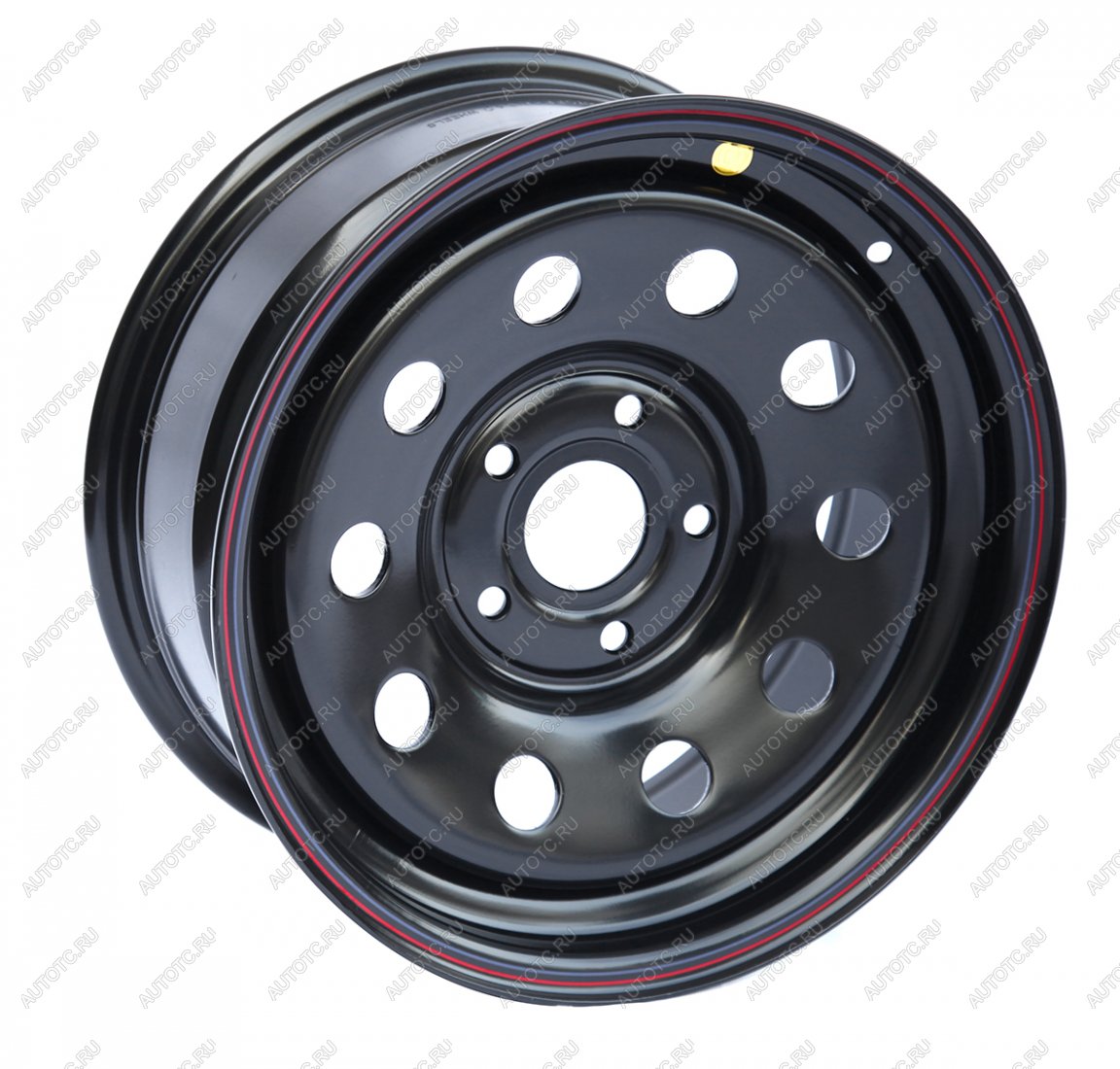 6 279 р. Диск усиленный VW Amarok стальной черный 5x120 7xR16 d65.1 ET+20 OFF-ROAD Wheels 1670-52065bl-20  с доставкой в г. Пермь
