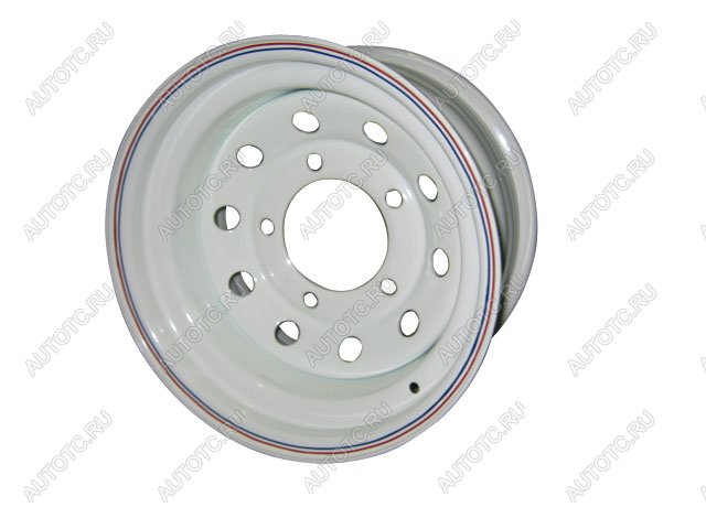 1 709 р. Диск усиленный Ленд Ровер стальной белый 5x165.1 8R15 ET-24 OFF-ROAD Wheels 1580-56525wh-24  с доставкой в г. Пермь