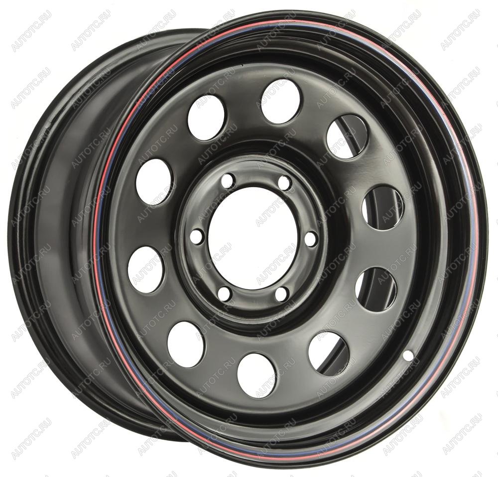 7 689 р. Диск усиленный стальной черный 6x139,7 7xR17 d110 ET+30 OFF-ROAD Wheels 1770-63910bl-30  с доставкой в г. Пермь