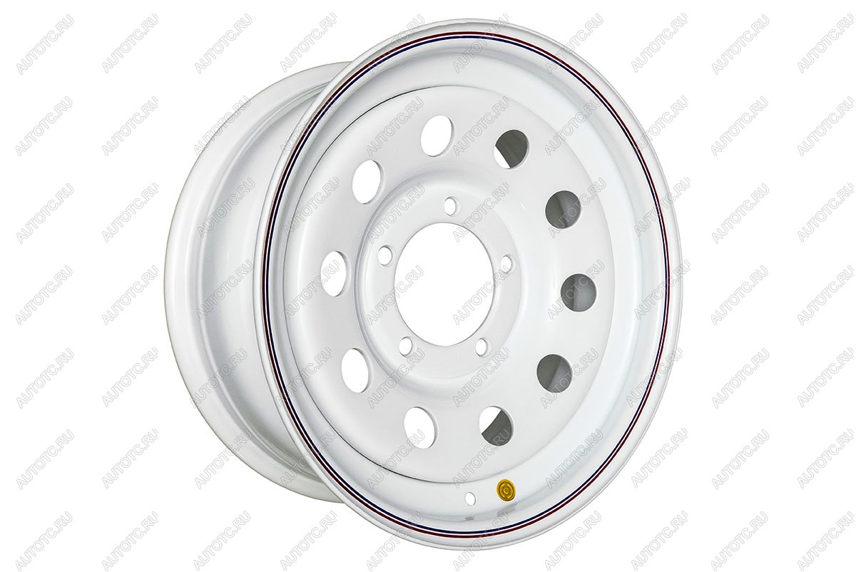 6 279 р. Диск усиленный УАЗ стальной белый 5x139,7 7xR16 d110 ET+15 OFF-ROAD Wheels 1670-53910wh-15  с доставкой в г. Пермь
