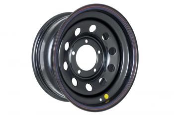 5 699 р. Диск усиленный УАЗ стальной черный 5x139,7 7xR15 d110 ET+25 OFF-ROAD Wheels 1570-53910bl-25  с доставкой в г. Пермь. Увеличить фотографию 1