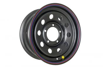 5 969 р. Диск усиленный УАЗ стальной черный 5x139,7 7xR16 d110 ET+15 OFF-ROAD Wheels 1670-53910bl-15  с доставкой в г. Пермь. Увеличить фотографию 1