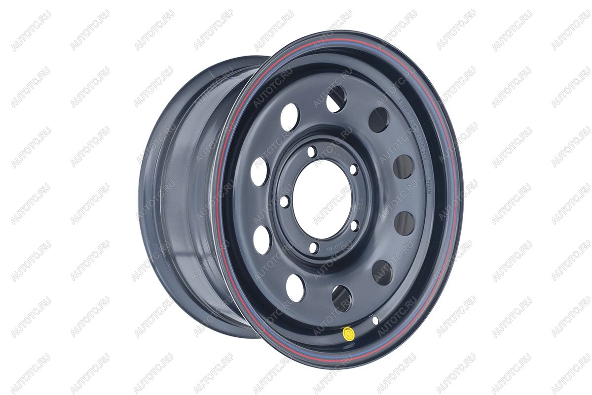 6 279 р. Диск усиленный УАЗ стальной черный 5x139,7 7xR16 d110 ET+25 OFF-ROAD Wheels 1670-53910bl-25x  с доставкой в г. Пермь