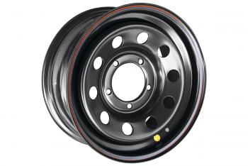 6 279 р. Диск усиленный УАЗ стальной черный 5x139,7 7xR16 d110 ET+30 OFF-ROAD Wheels 1670-53910bl-30  с доставкой в г. Пермь. Увеличить фотографию 1