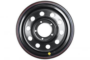 6 279 р. Диск усиленный УАЗ стальной черный 5x139,7 7xR16 d110 ET+30 OFF-ROAD Wheels 1670-53910bl-30  с доставкой в г. Пермь. Увеличить фотографию 2