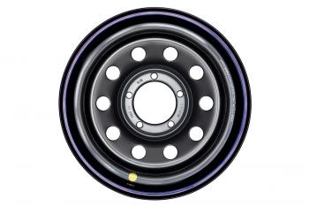 6 649 р. Диск усиленный УАЗ стальной черный 5x139,7 8xR16 d110 ET+15 OFF-ROAD Wheels 1680-53910bl-15  с доставкой в г. Пермь. Увеличить фотографию 2