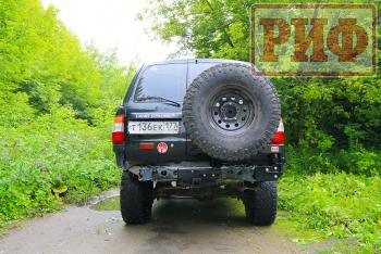 72 509 р. Калитка РИФ с фаркопом в штатный задний бампер Toyota Land Cruiser 105 РИФ rif105-80004  с доставкой в г. Пермь. Увеличить фотографию 1
