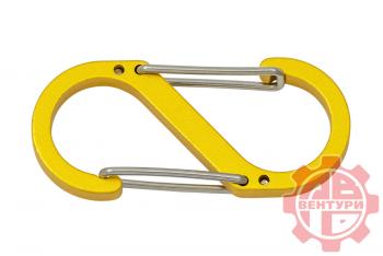 60 р. Карабин s-образный 50мм (yellow) CORD crd.s.50.y  с доставкой в г. Пермь. Увеличить фотографию 1
