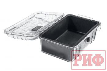 1 119 р. Кейс защитный ударопрочный РИФ 195x130x80 мм IP55 РИФ wr-64t  с доставкой в г. Пермь. Увеличить фотографию 2