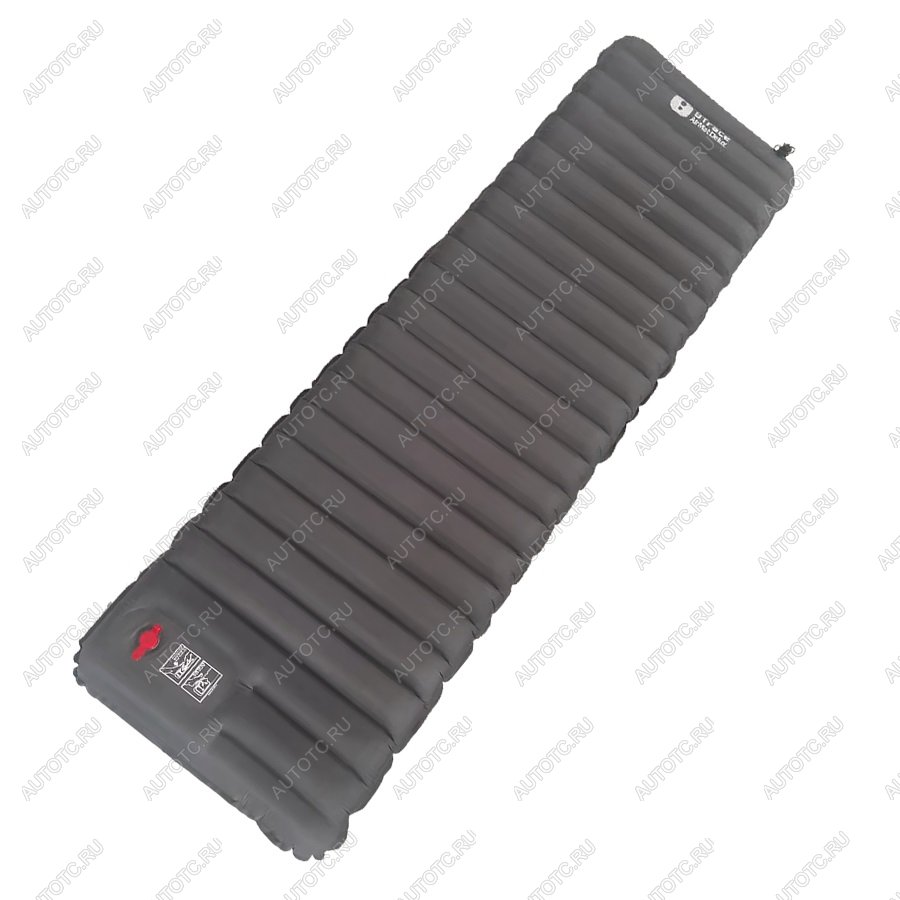 6 899 р. Коврик надувной утеплённый BTrace AirMat Delux,193х59х9 см, с насосом (Серый) BTrace m0221  с доставкой в г. Пермь