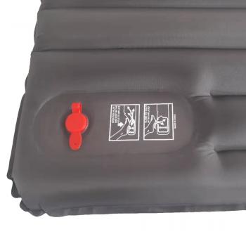 6 899 р. Коврик надувной утеплённый BTrace AirMat Delux,193х59х9 см, с насосом (Серый) BTrace m0221  с доставкой в г. Пермь. Увеличить фотографию 3