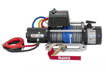 69 679 р. Лебёдка автомобильная электрическая 12V Runva 9500 lbs 4350 кг (синтетический трос) RUNVA ewv9500ssr  с доставкой в г. Пермь. Увеличить фотографию 10