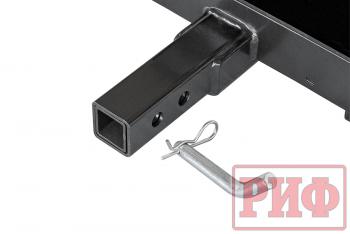 82 319 р. Лебёдка переносная РИФ 8000SR c площадкой в квадрат для фаркопа и проводами (синт. трос) РИФ ewx8000sr-kit  с доставкой в г. Пермь. Увеличить фотографию 5