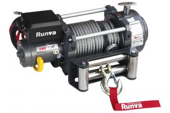 78 799 р. Лебёдка электрическая (индустр.) 12V Runva 15000 lbs 6800 кг RUNVA ewn15000u  с доставкой в г. Пермь. Увеличить фотографию 1