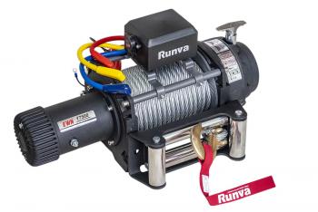 81 149 р. Лебёдка электрическая (индустр.) 24V Runva 17500 lbs 7960 кг RUNVA ewn17500s24v  с доставкой в г. Пермь. Увеличить фотографию 2