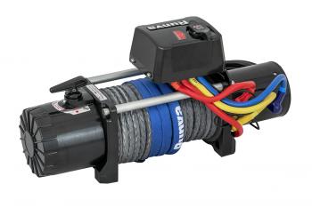 93 859 р. Лебёдка электрическая 12V Runva 12500 lbs 5670 кг (синтетический трос) RUNVA ewv12500ssr  с доставкой в г. Пермь. Увеличить фотографию 5