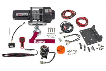20 959 р. Лебёдка электрическая 12V Runva 3500A lbs 1588 кг (синтетический трос) RUNVA ewp3500asr  с доставкой в г. Пермь. Увеличить фотографию 2