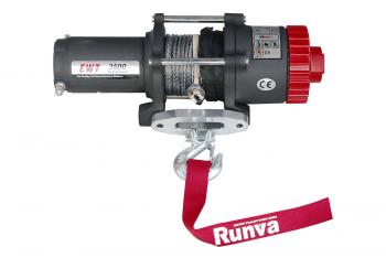 29 989 р. Лебёдка электрическая 12V Runva 3500A lbs 1588 кг (синтетический трос) RUNVA ewt3500asr  с доставкой в г. Пермь. Увеличить фотографию 13