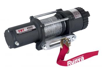 33 359 р. Лебёдка электрическая 12V Runva 4500 lbs 2041 кг (синтетический трос) RUNVA ewt4500asr  с доставкой в г. Пермь. Увеличить фотографию 8
