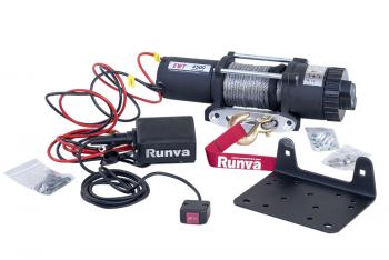 33 359 р. Лебёдка электрическая 12V Runva 4500 lbs 2041 кг (синтетический трос) RUNVA ewt4500asr  с доставкой в г. Пермь. Увеличить фотографию 7