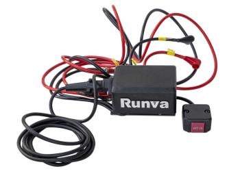 33 359 р. Лебёдка электрическая 12V Runva 4500 lbs 2041 кг (синтетический трос) RUNVA ewt4500asr  с доставкой в г. Пермь. Увеличить фотографию 4