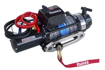 91 459 р. Лебёдка электрическая 24V Runva 12500 lbs 5670 кг (влагозащищенная) синтетический трос RUNVA ewb12500ssr24v  с доставкой в г. Пермь. Увеличить фотографию 3