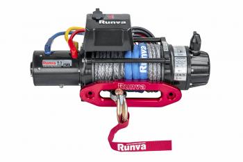 63 889 р. Лебёдка электрическая 24V Runva 9500 lbs 4350 кг влагозащищенная, синтетический трос RUNVA ewb9500ssr24v  с доставкой в г. Пермь. Увеличить фотографию 2