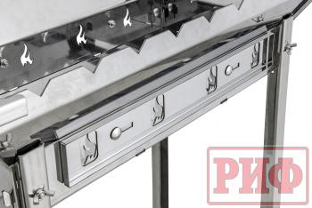 22 629 р. Мангал РИФ нержавеющая сталь РИФ rif000-99033  с доставкой в г. Пермь. Увеличить фотографию 4