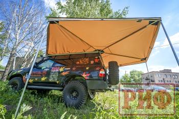 24 639 р. Маркиза автомобильная РИФ веерная 2,5х2,0 м (левая) РИФ rifavf062020601  с доставкой в г. Пермь. Увеличить фотографию 14