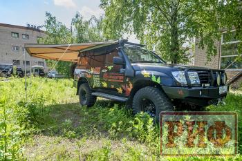 24 639 р. Маркиза автомобильная РИФ веерная 2,5х2,0 м (правая) РИФ rifavf062020602  с доставкой в г. Пермь. Увеличить фотографию 9