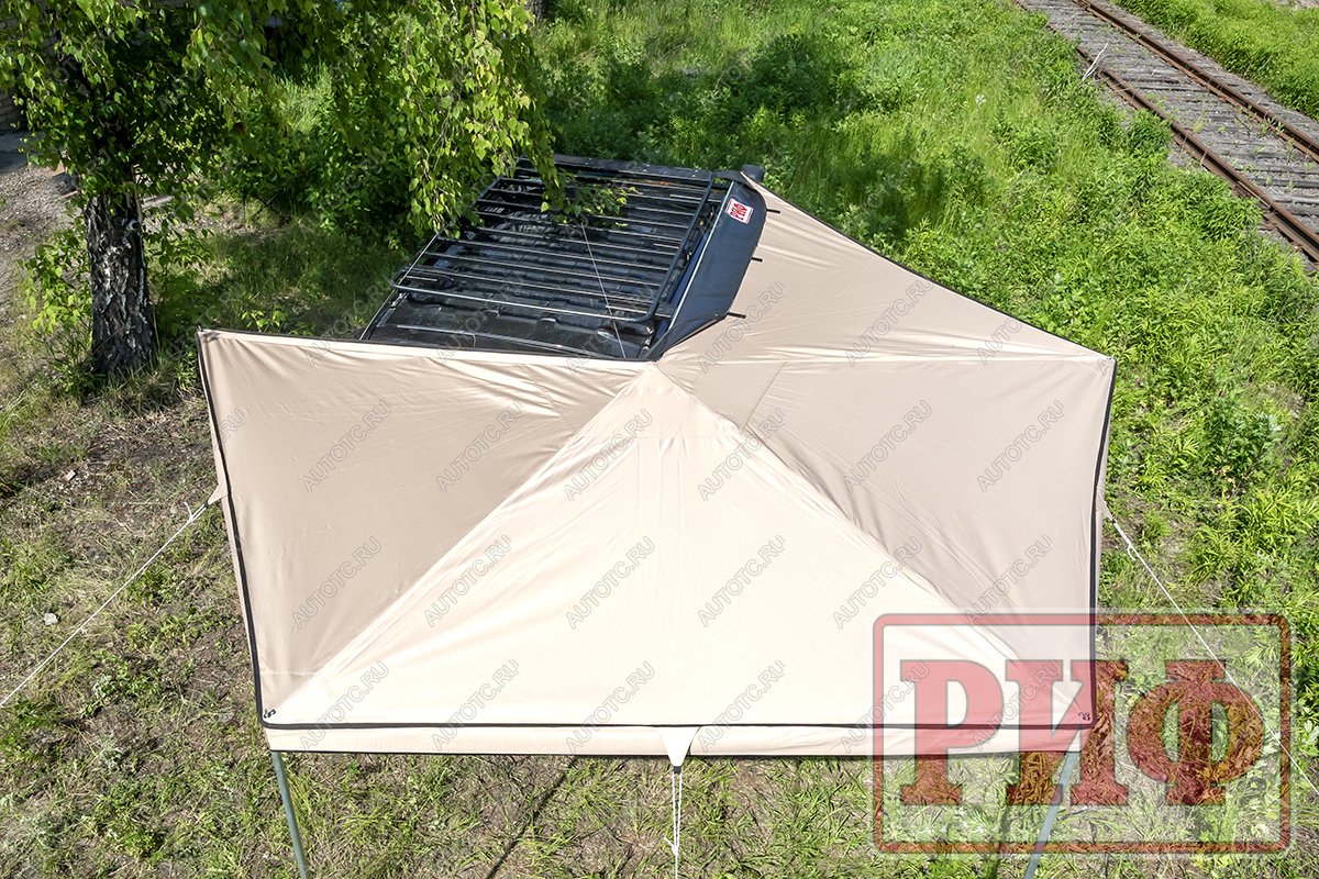 24 639 р. Маркиза автомобильная РИФ веерная 2,5х2,0 м (правая) РИФ rifavf062020602  с доставкой в г. Пермь