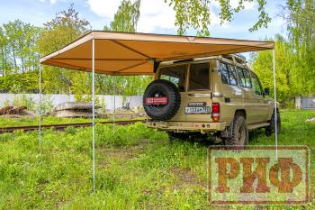 28 319 р. Маркиза автомобильная РИФ веерная 2,5х2,5 м (левая) РИФ rifavf062525601  с доставкой в г. Пермь. Увеличить фотографию 8