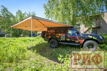 33 499 р. Маркиза автомобильная РИФ веерная 2.5х3,0 м (правая) РИФ rifavf063030602  с доставкой в г. Пермь. Увеличить фотографию 18