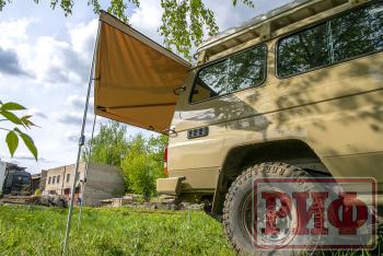 33 649 р. Маркиза автомобильная РИФ комбинированная (прямоугольная с веерной частью) 2,5 х2.5 м (левая) РИФ rifavf072525601  с доставкой в г. Пермь. Увеличить фотографию 7