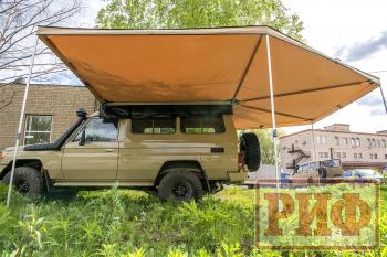 33 649 р. Маркиза автомобильная РИФ комбинированная (прямоугольная с веерной частью) 2,5 х2.5 м (левая) РИФ rifavf072525601  с доставкой в г. Пермь. Увеличить фотографию 3