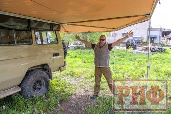 33 649 р. Маркиза автомобильная РИФ комбинированная (прямоугольная с веерной частью) 2,5 х2.5 м (левая) РИФ rifavf072525601  с доставкой в г. Пермь. Увеличить фотографию 18