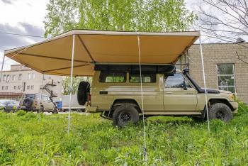 33 649 р. Маркиза автомобильная РИФ комбинированная (прямоугольная с веерной частью) 2,5х2,5 м (правая) РИФ rifavf072525602  с доставкой в г. Пермь. Увеличить фотографию 14