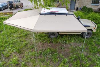33 649 р. Маркиза автомобильная РИФ комбинированная (прямоугольная с веерной частью) 2,5х2,5 м (правая) РИФ rifavf072525602  с доставкой в г. Пермь. Увеличить фотографию 10