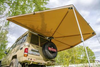 33 649 р. Маркиза автомобильная РИФ комбинированная (прямоугольная с веерной частью) 2,5х2,5 м (правая) РИФ rifavf072525602  с доставкой в г. Пермь. Увеличить фотографию 22