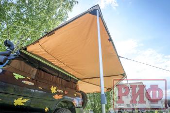 26 079 р. Маркиза автомобильная РИФ комбинированная (прямоугольная с веерной частью) 2,5х2,0 м (левая) РИФ rifavf072020601  с доставкой в г. Пермь. Увеличить фотографию 10