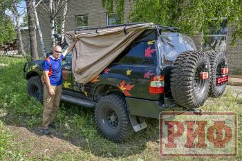 26 079 р. Маркиза автомобильная РИФ комбинированная (прямоугольная с веерной частью) 2,5х2,0 м (левая) РИФ rifavf072020601  с доставкой в г. Пермь. Увеличить фотографию 19