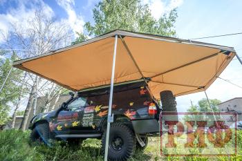 26 079 р. Маркиза автомобильная РИФ комбинированная (прямоугольная с веерной частью) 2,5х2,0 м (левая) РИФ rifavf072020601  с доставкой в г. Пермь. Увеличить фотографию 14