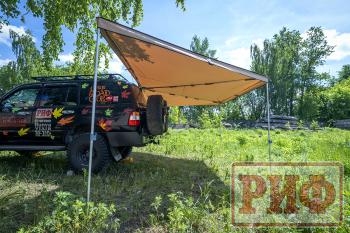 38 089 р. Маркиза автомобильная РИФ комбинированная (прямоугольная с веерной частью) 2.5х3.0 м (правая) РИФ rifavf073030602  с доставкой в г. Пермь. Увеличить фотографию 11
